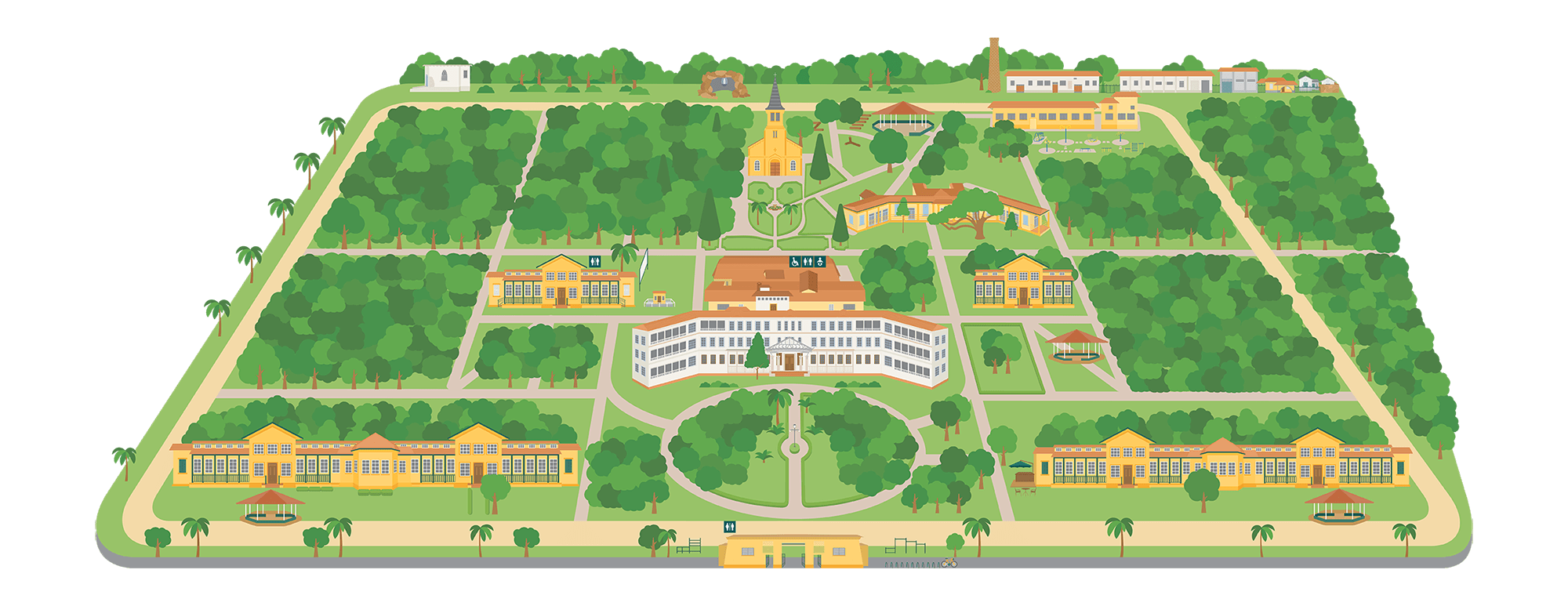 mapa do parque vicentina aranha