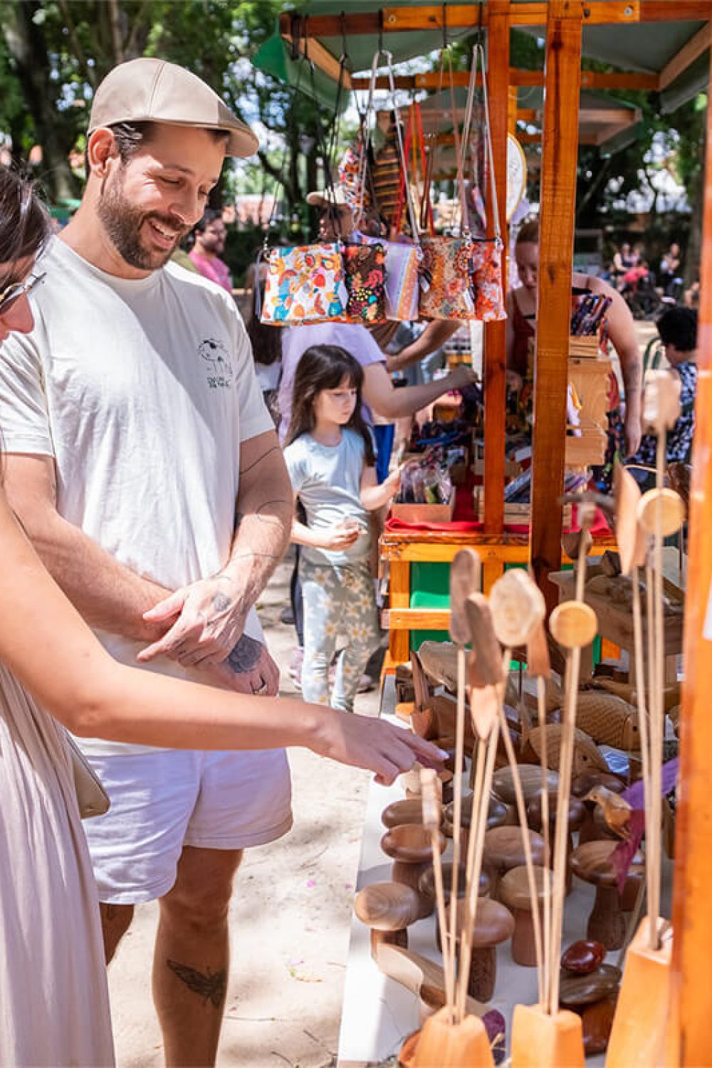 feirinha de artes no parque